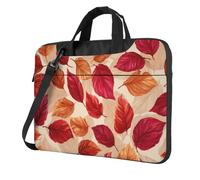 Autunno Foglie Rossi E Arance Laptop Bag Laptop Case 15.6 Pollice Computer Borse Imbottito Della Copertura Del Manicotto Per Le Donne