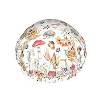 Autunno Foresta Modello Riutilizzabile Elastico Bagno Cuffia a Impermeabile Per Donna, Cappucci Per Ragazze Spa Uso Domestico, Hotel E Parrucchiere