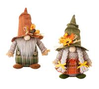 Autunno Gonk 2 PZ Peluche Gnomi Autunnali Girasole Foglia d'Acero Donne e Uomini Gnomi del Ringraziamento Gnomo del Raccolto Decorazioni Autunnali per la Tavola di Casa Decorazione del Ringraziamento