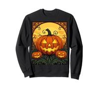 Autunno Gotico Zucca con Un Faccia Felpa
