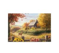 Autunno Harvest Scene Puzzle Sfidante Puzzle Game Divertimento Famiglia Attività 1000 Pezzi