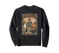 Autunno Hollow Vintage Haunted House Zucca Fantasma Gatto Felpa