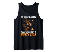 Autunno I Am Acorns-y Persona Abbraccio Autunno Nutty Side Canotta