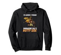 Autunno I Am Acorns-y Persona Abbraccio Autunno Nutty Side Felpa con Cappuccio