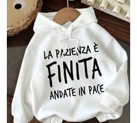 Autunno/Inverno 2025 Nuovi arrivi Felpa con cappuccio a maniche lunghe da donna Design spesso Stile casual Vestibilità comoda Abbigliamento invernale Caldo e accogliente Adatto per l'uso quotidiano Fe