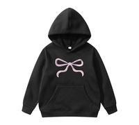 Autunno Inverno Giacca Eleganti Ragazze Felpa Autunnali e Invernali Bambino con Zip Cappuccio per Sportswear Tops T-Shirt Stampa Full-Zip Jacket Giubbotto Ragazzi di 12 Anni
