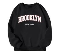 Autunno Inverno Giacca Eleganti Ragazze Pullover T-Shirt Maniche Lunghe con Stampa Festiva Tinta Unita Sweatshirt Calda Cappotto Caldo Capispalla Maglia Comoda e per Bambini 2-6 Anni