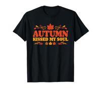 Autunno Kissed My Soul Stagione Autunnale Atmosfere accoglienti Ringrazi Maglietta