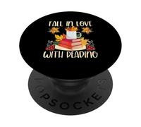 Autunno Lettura Insegnante Reader Innamorarsi Della PopSockets PopGrip Adesivo