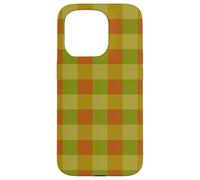 Autunno Plaid Gingham Autunno A Scacchi Custodia per iPhone 15 Pro