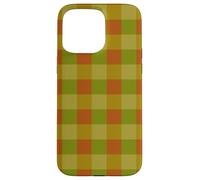 Autunno Plaid Gingham Autunno A Scacchi Custodia per iPhone 15 Pro Max