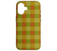 Autunno Plaid Gingham Autunno A Scacchi Custodia per iPhone 16