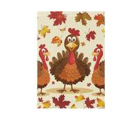 Autunno Ringraziamento Turchia Orange pace bandiere per esterni bandiere all'aperto banner per la decorazione esterna 28x40 double sided