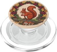 Autunno scoiattolo in foglia e bacche corona foresta PopSockets PopGrip per MagSafe