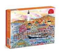 Michael Storrings Autumn by the Sea 1000 Piece Puzzle by Galison