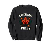 Autunno Vibes Retro Foglie Autunno Estetica Felpa
