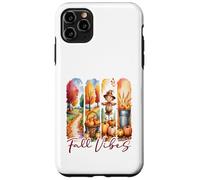 Autunno Vibes Trendy Vintage Autunno Cool Albero & Scene Floreali Custodia per iPhone 11 Pro Max