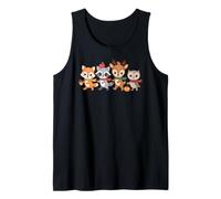 Autunno Woodland Animals Autunno Critters con Sciarpe Carino Canotta