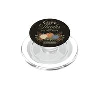 Autunno Zucca Cristiana Scrittura Ringraziamento Elogio PopSockets PopGrip per MagSafe