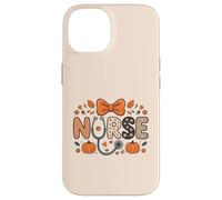Autunno zucca infermiera stetoscopio felice autunno yall donna infermiera Custodia per iPhone 14