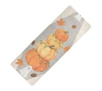 Autunno Zucca Minimalista Retro stampato non tossico yoga mat chimico libero Spessore 1 mm Per pavimento antiscivolo, con Yoga borsa copertura tapete para ejercicio 180,3 x 66 cm