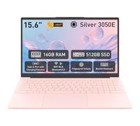 Auusda Computer portatile FHD da 15,6", processore Athlon Silver 3050E, RAM DDR4 da 16 GB, SSD da 512 GB, WiFi 5/USB 3.0/Type-C/HDMI, Win 11 Pro, notebook IPS sottile e leggero per lavoro, studio e