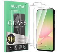 AUUYYA Confezione da 3 pellicole proteggi schermo in vetro temperato per Samsung Galalxy A56/A36, durezza 9H, anti-impronte, senza bolle, protezione antigraffio per Samsung A56/A36, facile