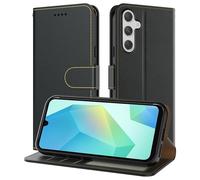 AUUYYA Custodia a portafoglio per Samsung Galaxy A16, in pelle PU di alta qualità, con 3 scomparti per carte di credito e cavalletto, chiusura magnetica, blocco RFID, antiurto, custodia per telefono