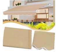 Auvent De Terrasse Rétracting Tissu De Remplacement Abri PareSoleil Imperméable Toile D'Auvent Couverture Abri De Remplacement Toile pour Store Banne (Dimensioni: 3,5 x 2 m)