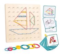 Auvewilo Geoboard, intentional Path Planning, giocattolo educativo cognitivo per bambini, modellare consapevolmente costruire, pianificare, risolvere problemi e promuovere il pensiero spaziale