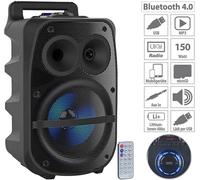 Auvisio Cassa Party PMA-950.k Mobile Pa-Partyanlage Bluetooth MP3 USB SD
