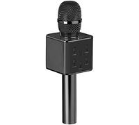 auvisio Microfono karaoke Bluetooth con altoparlante, lettore MP3 e batteria ricaricabile