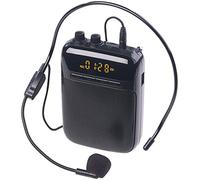 auvisio Strumenti musicali - Miglioratore vocale: Digital Professional Radio FM, Funzione di registrazione (Mini amplificatore, Amplificatore vocale Per guide, Natale bambini)
