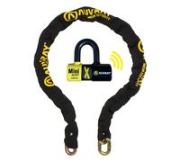 Auvray Lucchetto A Catena Con Allarme Disc Xtrem Mini L.13.5 L.140 Sra