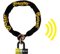 Auvray Xtrem Chain / Mini Alarm, lucchetto a catena con allarme 120 cm male Nero/Giallo