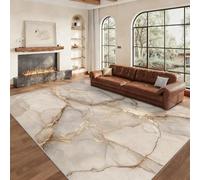AUWUUA Tappeti decorativi marmo per ingresso 50x80 cm, lavabili, con texture marmo, ideali per camera da letto, moderni tappeti morbidi antiscivolo per sala da pranzo, cucina e come zerbino.