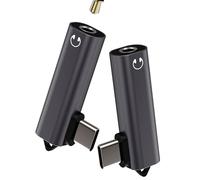 Aux Cavo Adattatore USB C Jack 3.5mm Audio Cuffie Sdoppiatore (2 Pack) Adapter per Apple iPhone 15 Pro iPad compatibile per Samsung Galaxy MacBook Accessori Auricolari Tipo Cavetto Connettore tp-3.5