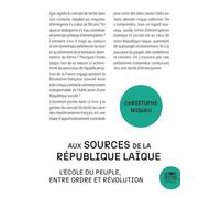 Aux sources de la République laïque: L'école du peuple, entre ordre et révolution