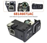 AUX USB DC Input/Connection Control Module per Jeep Cherokee 14-18 68146071AC T0