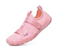 AUXDIQ Scarpe da Immersione Donna Uomo Scarpe da Scoglio Scarpe Barefoot Scarpe da Mare Scarpette da Bagno, Rosa, 42 EU
