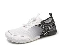 AUXDIQ Scarpe da Immersione Donna Uomo Scarpe da Scoglio Scarpe Barefoot Scarpe da Mare Scarpette da Bagno, Nero, 35 EU