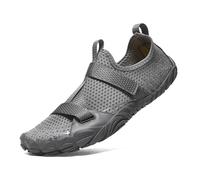 AUXDIQ Scarpe da Immersione Donna Uomo Scarpe da Scoglio Scarpe Barefoot Scarpe da Mare Scarpette da Bagno, Grigio, 45 EU