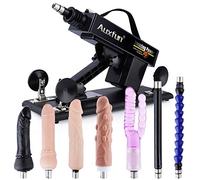 Auxfun Sex Machine con Dildo, Macchina Del Sesso con 3XLR Connettore, Sex Macchina Donna con 7 Sesso Accessori, Sex Macchina Automatica Donna Sex Toys Per Donne e Uomini