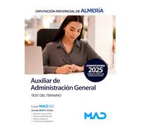 Auxiliar de Administración General de la Diputación de Almería. Test del temario