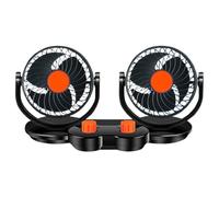 Auxiliary Cooler - Ventola per carrello da golf, resistente, regolabile, clip mount, rotazione a 360 gradi, furgone, ATV, rimorchio, cabina da campeggio, nave, finestra da cruscotto, portatile