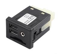 Auxiliary Interface con slot per schede USB e SD, materiale ABS, OEM 22990883, compatibile con CHEVROLET Tahoe/Suburban/Silverado, per GMC Yukon/Yukon XL/Sierra, Nero