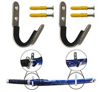 AUXPhome 2/PK Sword supporto da parete spada spada supporto da parete per spada espositore a spada da parete con strisce di feltro, senza spada