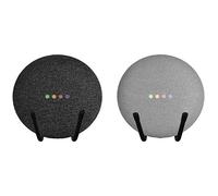 AUXPhome - Mini supporto da parete autoadesivo, compatibile con supporto da parete per altoparlanti, per Google Home Mini - 2/PK - Viti incluse - No Google Home Mini