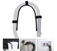 AUXPhome Montaggio guida tubo di scarico di forma regolabile/Supporto flessibile per tubo di scarico della lavatrice - Nessun tubo flessibile