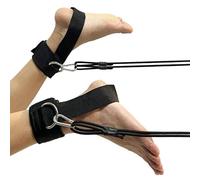 AUXPhome Stile di miglioramento: resistente cinturino alla caviglia per piscina, fissi per nuotare, nuotare, nuotare, allenarsi, per nuotare e nuotare, con quattro corde elastiche, fibbia in metallo,